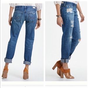 AG adriano Goldschmied piper slouchy slim jeans, size 25